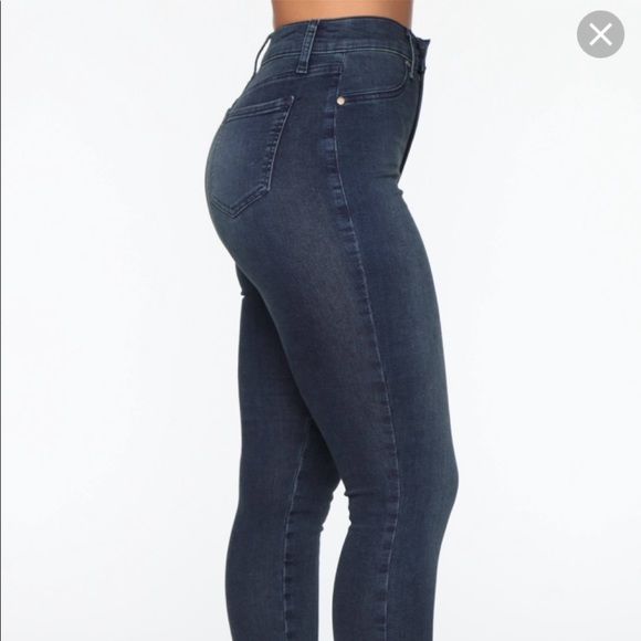 New Fashion Nova dark denim skinny jeans - Picture 3 of 10
